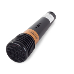 Karaoke mikrofon černý s propojovacím kabelem (Verk)