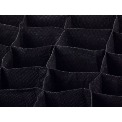 Textilní organizér na prádlo do zásuvky 24 přihrádek - černý