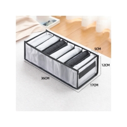 Organizer z przegrodami na bieliznę 36 x 17 x 12 cm - 7 przegródek