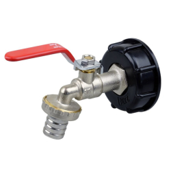 Výpustný ventil 1/2 palce; s redukcí na IBC nádrže (Verk)
