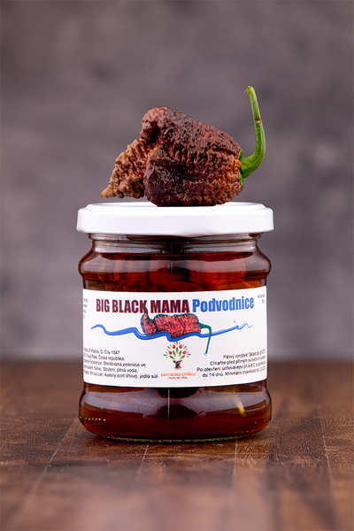 Big Black Mama sterilované | nejpálivější chilli