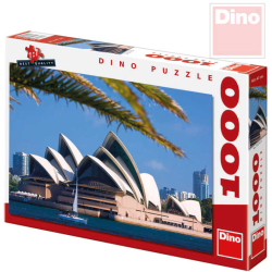 DINO Puzzle Opera v Sydney XL 66x47cm 1000 dílků v krabici