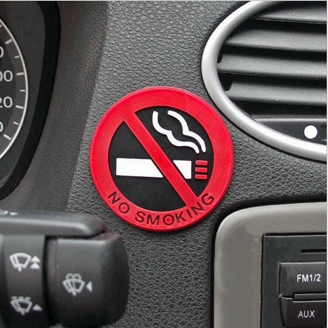 Nálepka do auta - No smoking