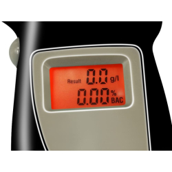 Alkohol tester - digitální dechový analyzátor s výměnnými náustky - 5 LCD hroty