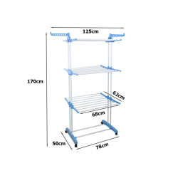 Sušák na prádlo 170x62x78 cm (Verk)