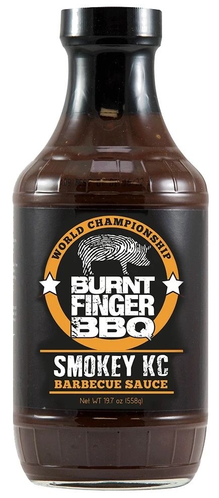 BBQ omáčka Burnt Finger Smokey KC, 558 g