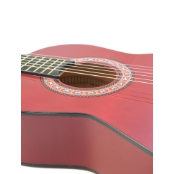 Dimavery AC-303 klasická kytara 1/2, červená