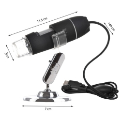 USB Digitální mikroskop 1600x 2 Mpix (ISO)