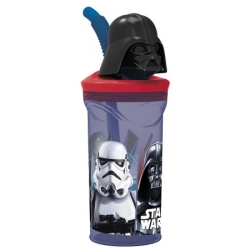 Sportovní láhev Star Wars s 3D hlavou Darth Vadera