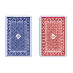 Plastové pokerové karty 54 ks - černé balení (Verk)