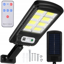 Venkovní solární LED lampa 160 LED - dálkové ovládání