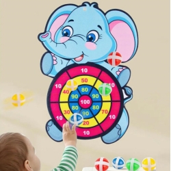 Dětský terč s kuličkami ve tvaru slona - 43 x 30 cm