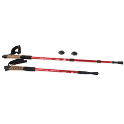 Trekingová palica červená 135 cm - Nordic Walking