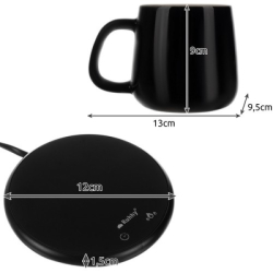 Elektrický ohřívač šálku + šálek (400 ml)