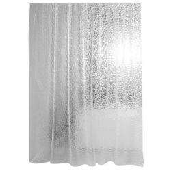 3D zasłona prysznicowa przezroczysta 180 x 200 cm (mleczne szkło) (APT)