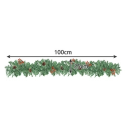 Dekorativní vánoční girlanda 1 m - jehličnatý řetěz