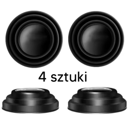 Ochranný nárazník na hrany dveří - 4 ks černý