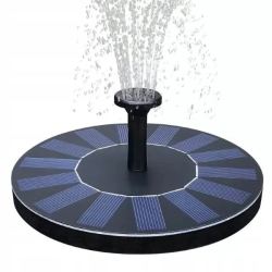 Solární mini plovoucí fontána - černá