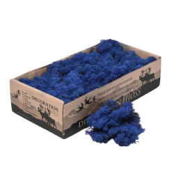 Dekoratívny Sobí mach Naturel Royal Blue 500 g - kráľovská modrá