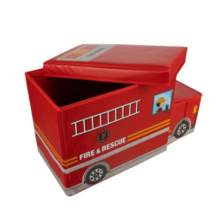 Úložný box na hračky - hasičské auto
