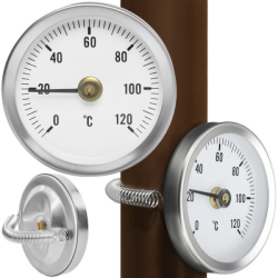 Bimetalový teploměr - rozsah 0-120°C