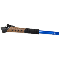 Trekingová hůl modrá 135 cm - Nordic Walking
