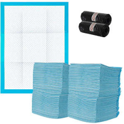 Absorpční hygienické podložky pro domácí mazlíčky - 100 ks 33 x 45 cm