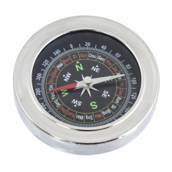 Kovový kompas 7,5 cm - stříbrný