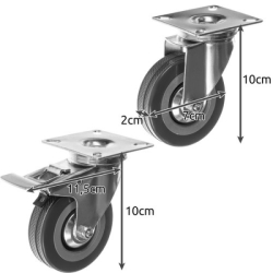 Transportní otočná kola - 70 mm (4 ks)