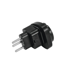Omnitronic Adapter EU/CH Plug 10A, černý
