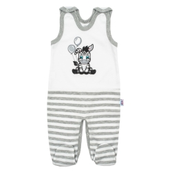 Kojenecké bavlněné dupačky New Baby Zebra exclusive