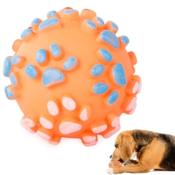 Gumový pískací míček pro psy 7 cm (Verk)