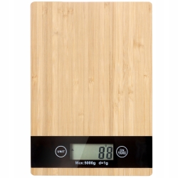 Digitální kuchyňská váha - dekor dřeva