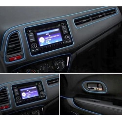 Dekorativní páska do interiéru automobilu TUNING - 5 m modrá (APT)