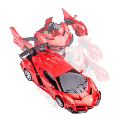 Transformační auto na dálkové ovládání 2v1 - červený Autobot