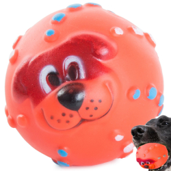 Pískací balónek pro psy 6,5 cm - gumový (Verk) 