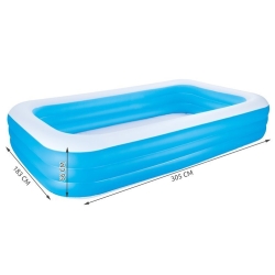 Nafukovací zahradní bazén 305 x 183 x 56 cm - modrý (Bestway)