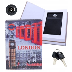 Bezpečnostní trezor na klíč v knížce Londýn - BIG BEN