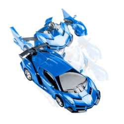 Transformační auto na dálkové ovládání 2v1 - modrý Autobot