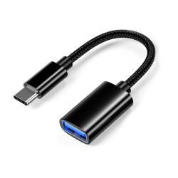 Redukce USB-C na USB-A 3.0 OTG pro telefon - černá