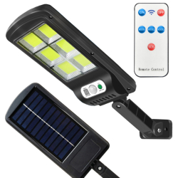 Solární lampa 96 LED se solárním panelem a senzorem pohybu (Verk)