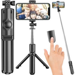 Selfie tyč s funkcí stativu a dálkovým ovládáním
