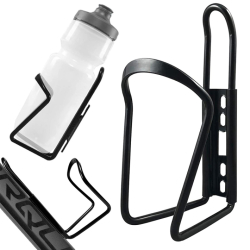 Cyklistický hliníkový držák na láhev - černý
