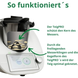 Ochranný kryt nože proti lepivému těstu pro Thermomix