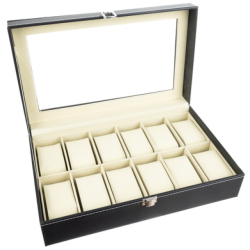 Elegantní pouzdro na hodinky (12 přihrádek)