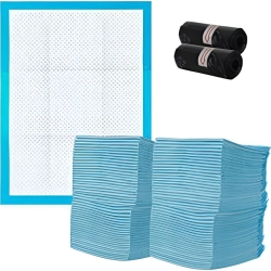Absorpční hygienické podložky pro domácí mazlíčky 60 x 60 cm - 50 ks plus 2 role sáčků 
