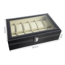 Elegantní pouzdro na hodinky (12 přihrádek)