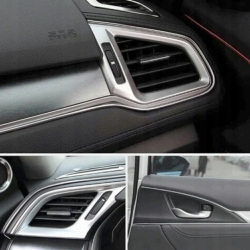 Dekorativní pásky do interiéru automobilu TUNING - 5 m stříbrná (APT)
