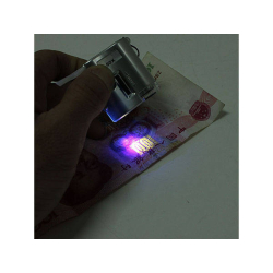 Kapesní bižuterní mikroskop UV, LED, 60x ZOOM Professional (Verk)