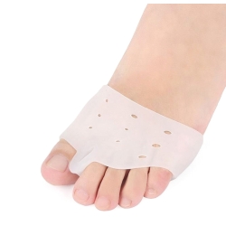 Silikonová ochrana na palce u nohou 2 ks - bílá